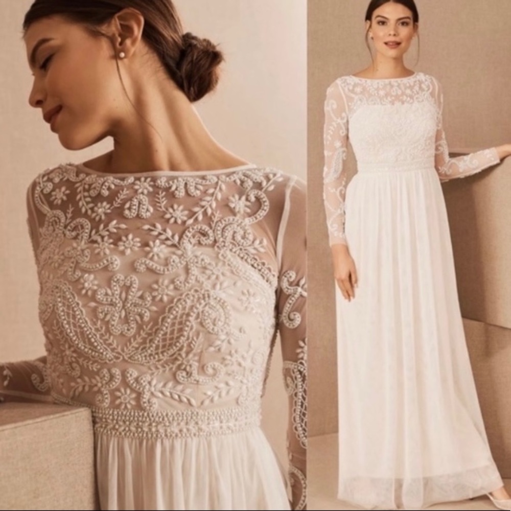 BHLDN sinclair wedding dress